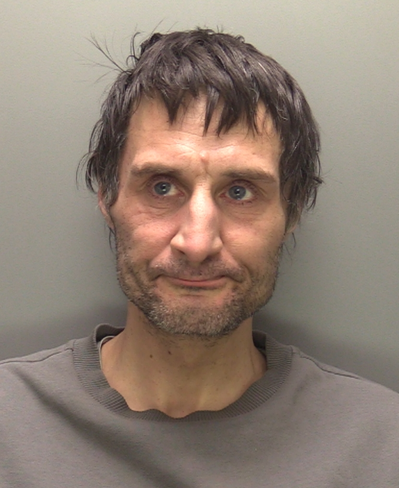 Man wearing a grey t-shirt with dark brown hair and similar coloured facial hair