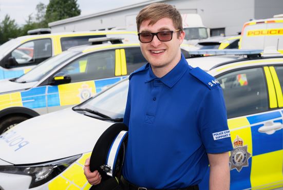 Harry Felstead-Solley became a PCSO two weeks ago