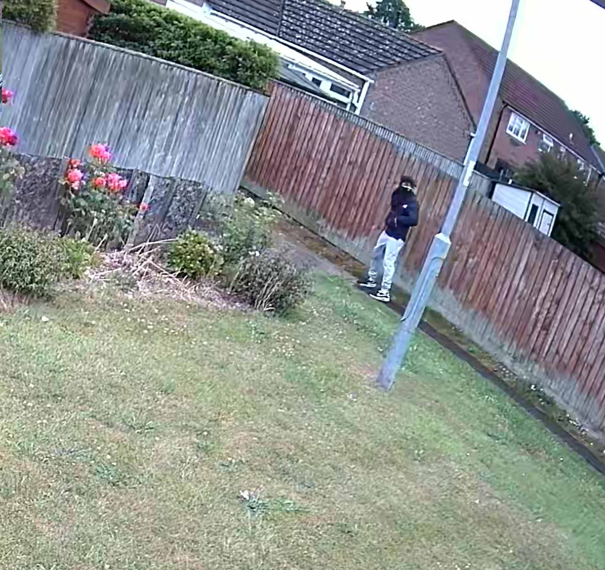 CCTV image of man we'd like to speak to in connection with the report.